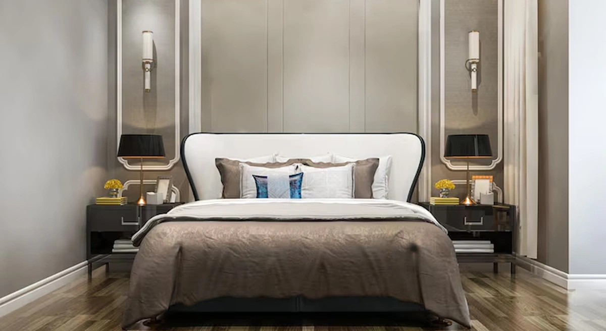 Queen Bed with Storage